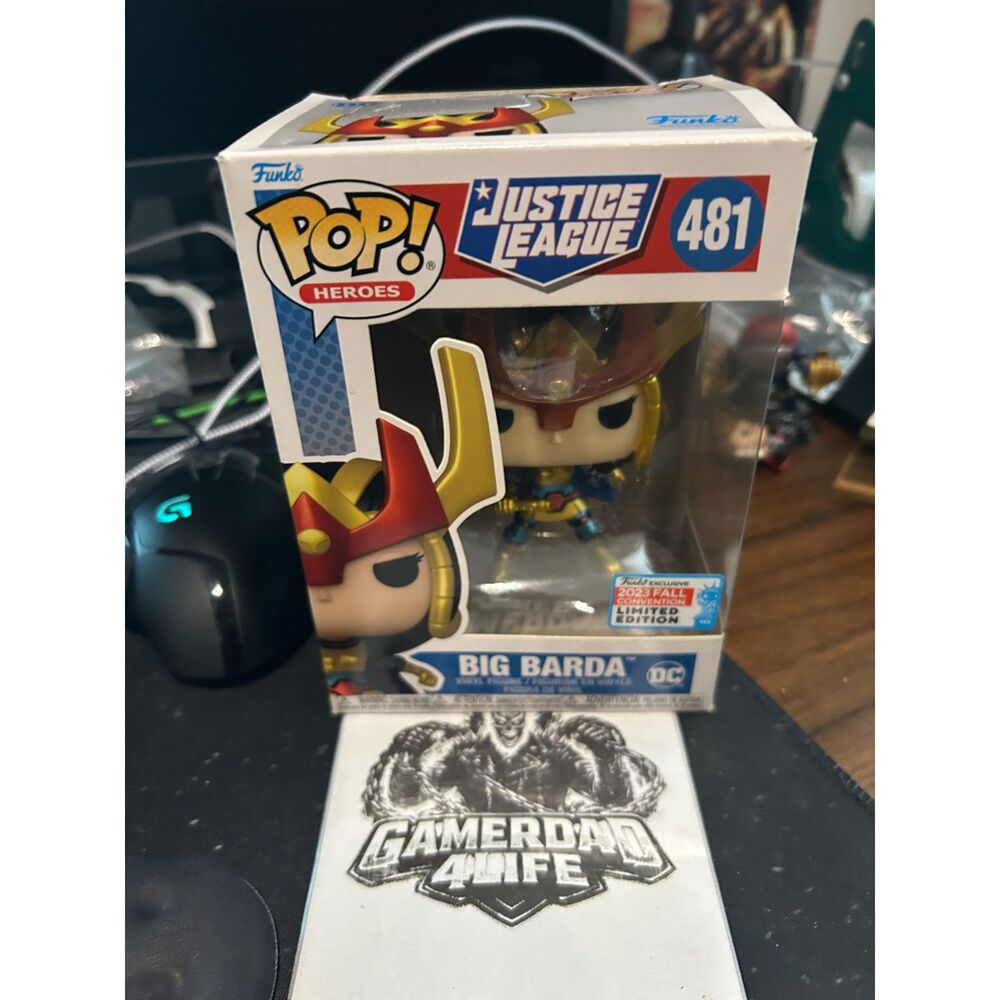 Funko Pop DC Heroes # 481 Big Barda Justice League 2023 Fall Convention Excl